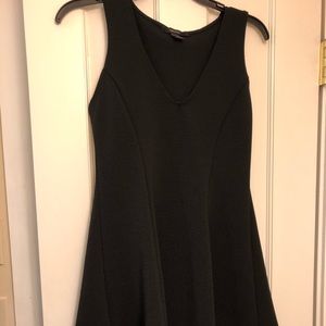 Forever 21 Black ribbed mini dress